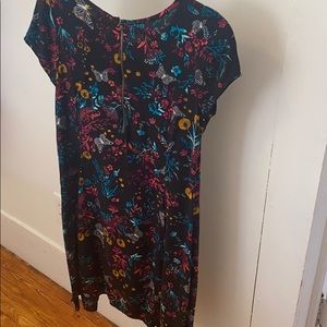 Butterfly print dress